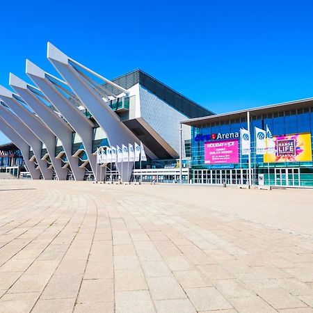 "Purple Chill" Super Zentrale Ferienwohnung Hbf-Messe-Buergerweide-Citygate-Ovb Arena BRE Dış mekan fotoğraf